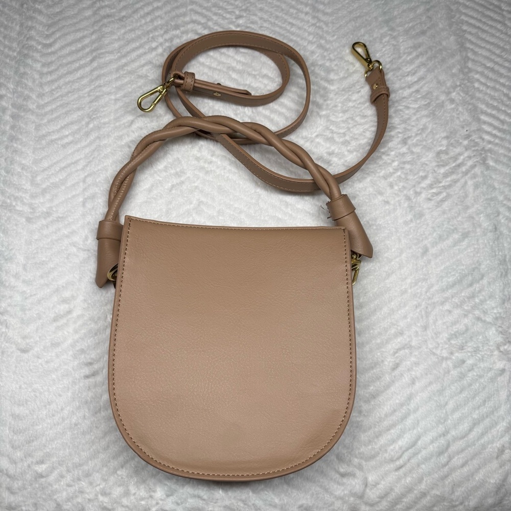 Pixie Mood Vegan Leather Crossbody Bag – Taupe/Nude - Picture 5 of 5